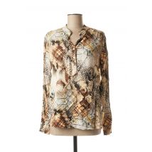 QUATTRO - Blouse beige en viscose - Femme - Taille 40 - Modz