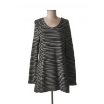 ELEMENTE CLEMENTE - Tunique manches longues gris en viscose - Femme - Taille 34 - Modz