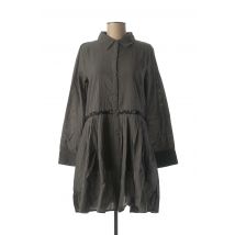 RHUM RAISIN - Tunique manches longues gris en coton - Femme - Taille 38 - Modz