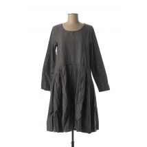 RHUM RAISIN - Robe mi-longue gris en coton pour femme - Taille 38 - Modz