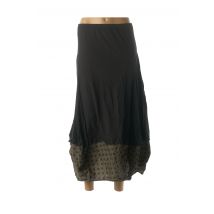 RHUM RAISIN - Jupe mi-longue vert en coton - Femme - Taille 38 - Modz