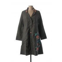 RHUM RAISIN - Manteau long gris en coton pour femme - Taille 38 - Modz