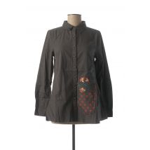 RHUM RAISIN - Chemisier gris en coton - Femme - Taille 40 - Modz