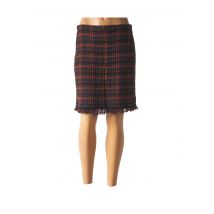 MARIA BELLENTANI - Jupe courte marron en laine - Femme - Taille 34 - Modz