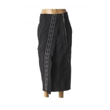 LAUREN VIDAL - Jupe longue noir en coton - Femme - Taille 40 - Modz