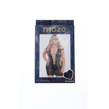 MOZE - Jupon /Fond de robe noir en polyamide - Femme - Taille TU - Modz
