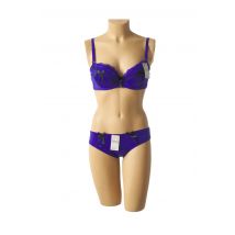 LUNNA - Ensemble lingerie bleu en polyamide - Femme - Taille TU - Modz