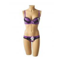 LUNNA - Ensemble lingerie violet en polyamide - Femme - Taille TU - Modz