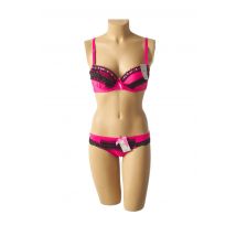 LUNNA - Ensemble lingerie rose en polyamide - Femme - Taille TU - Modz