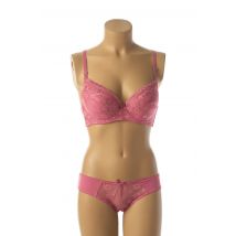 HANA - Ensemble lingerie rose en polyamide - Femme - Taille TU - Modz