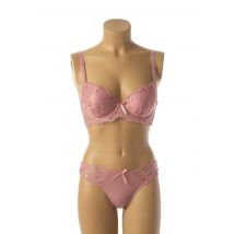 HANA - Ensemble lingerie rose en polyamide - Femme - Taille TU - Modz