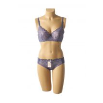 HANA - Ensemble lingerie bleu en polyamide - Femme - Taille TU - Modz