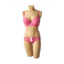 HANA - Ensemble lingerie rose en polyamide - Femme - Taille TU - Modz