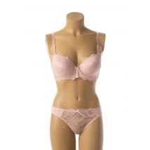 HANA - Ensemble lingerie rose en polyamide - Femme - Taille TU - Modz