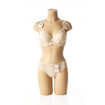 HANA - Ensemble lingerie beige en polyamide - Femme - Taille TU - Modz