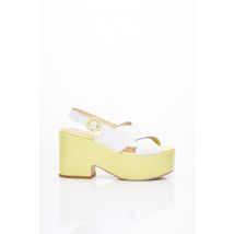 MELLOW YELLOW - Sandales/Nu pieds jaune en autre matiere pour femme - Taille 35 - Modz