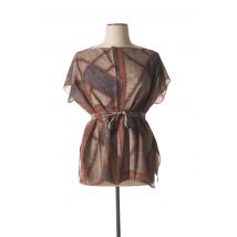 KONTESSA - Blouse marron en viscose - Femme - Taille TU - Modz