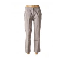 MASAI - Pantalon 7/8 gris en coton - Femme - Taille 40 - Modz