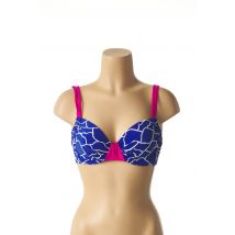 BELCOR - Haut de maillot de bain bleu en polyamide pour femme - Taille 100D - Modz