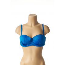 BELCOR - Haut de maillot de bain bleu en polyamide - Femme - Taille 90C - Modz
