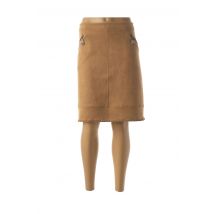 FUEGO WOMAN - Jupe mi-longue marron en polyester - Femme - Taille 54 - Modz