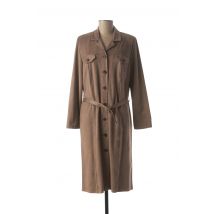 FRANCE RIVOIRE - Robe mi-longue marron en polyester pour femme - Taille 40 - Modz