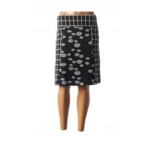 GUY DUBOUIS - Jupe mi-longue noir en coton - Femme - Taille 40 - Modz