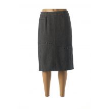 GUY DUBOUIS - Jupe mi-longue gris en polyester - Femme - Taille 40 - Modz