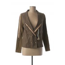 POUPEE CHIC - Blazer vert en coton - Femme - Taille 36 - Modz