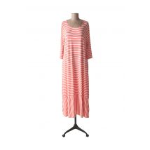 MARIA BELLENTANI - Robe longue rose en viscose pour femme - Taille 34 - Modz