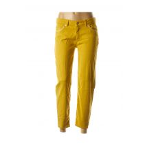 SO SOON - Pantalon droit jaune en lyocell - Femme - Taille 34 - Modz