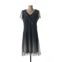 FRANCE RIVOIRE - Robe mi-longue bleu en polyester - Femme - Taille 40 - Modz
