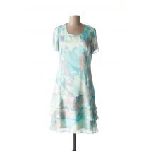 GUY DUBOUIS - Robe mi-longue bleu en polyester - Femme - Taille 40 - Modz