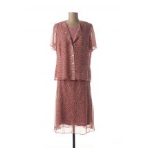 IMPULSION - Ensemble jupe rose en polyester - Femme - Taille 40 - Modz