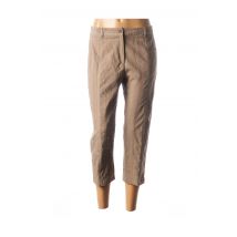 GUY DUBOUIS - Pantacourt beige en coton - Femme - Taille 40 - Modz