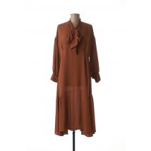 CHANTAL B. - Robe mi-longue marron en polyester - Femme - Taille 36 - Modz