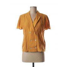 VERO MODA - Chemisier marron en lyocell - Femme - Taille 36 - Modz