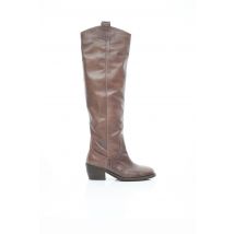 MINKA DESIGN - Bottes marron en cuir pour femme - Taille 36 - Modz