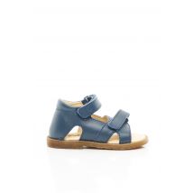 FALCOTTO - Sandales/Nu pieds bleu en cuir pour fille - Taille 20 - Modz