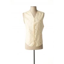 WEDDING - Gilet sans manche beige en soie - Homme - Taille M - Modz