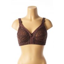 ANDLINA - Soutien-gorge marron en coton pour femme - Taille 105D - Modz