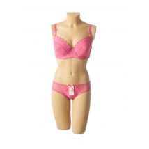 HANA LINGERIE FEMME DE COULEUR ROSE - Grande Taille