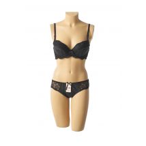 HANA - Ensemble lingerie noir en polyamide pour femme - Taille 80B M - Modz