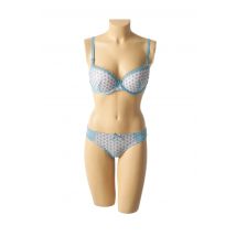 HANA - Ensemble lingerie bleu en polyamide pour femme - Taille 85B M - Modz