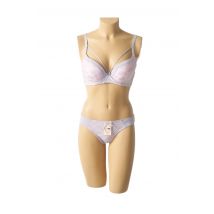 HANA - Ensemble lingerie violet en polyamide - Femme - Taille TU - Modz