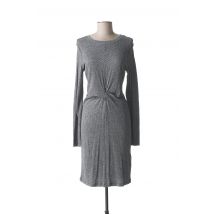 INTROPIA - Robe mi-longue gris en viscose - Femme - Taille 34 - Modz