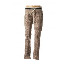 SUMMUM - Pantalon slim beige en lyocell pour femme - Taille 38 - Modz