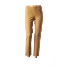 ROSSO 35 - Pantalon casual beige en coton - Femme - Taille 36 - Modz