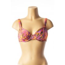 JANINE ROBIN - Haut de maillot de bain orange en polyamide - Femme - Taille 85C - Modz