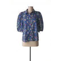 AN' GE - Chemisier bleu en coton - Femme - Taille 34 - Modz